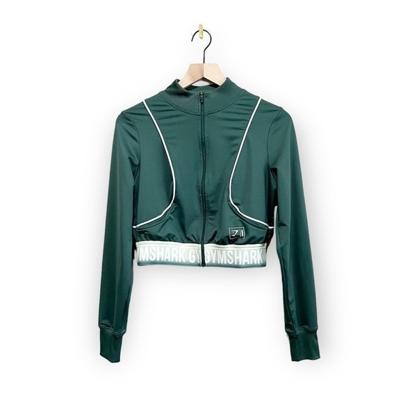 Gymshark Jackets & Blazers - GYMSHARK Track Jacket in Green Size Small